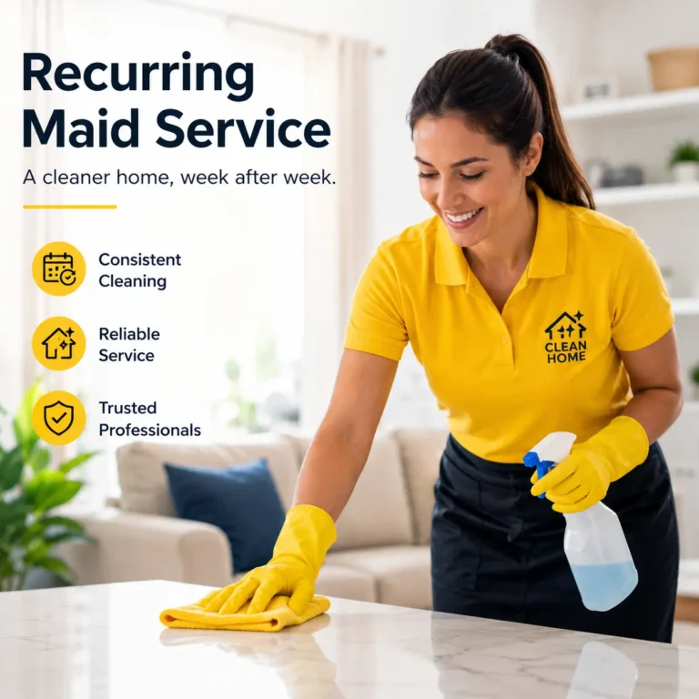 Recurring maid service in  Raleigh, NC 