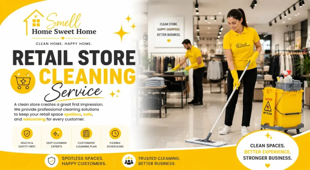 Smell Home Sweet Home  retail store cleaning services -  Raleigh